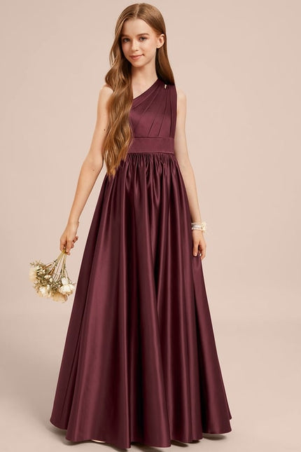 Robe Portefeuille Satinée Unie - gallery 2