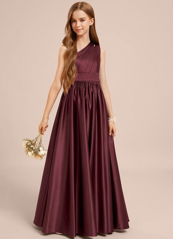 Robe Portefeuille Satinée Unie - gallery 2