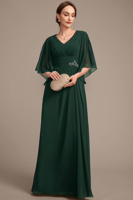 Robe Portefeuille Émeraude Céleste - gallery 2