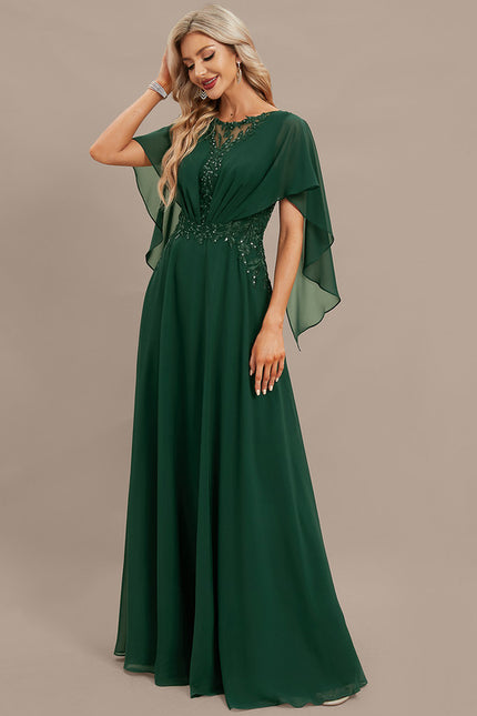 Robe Portefeuille Émeraude Aérienne - gallery 4
