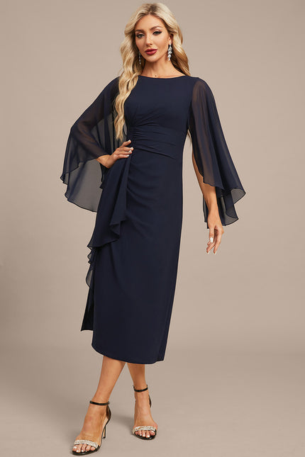 Robe Portefeuille Chiffon Élégante