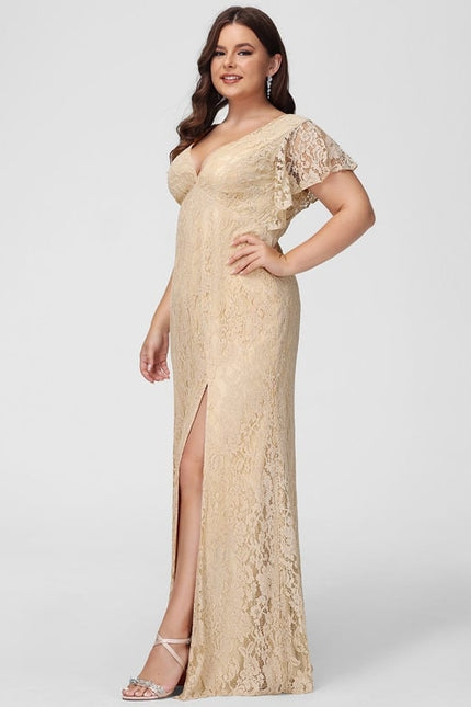 Robe Portefeuille Dentelle Lavande - gallery 8