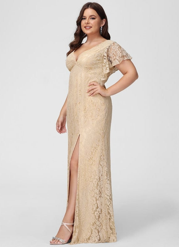 Robe Portefeuille Dentelle Lavande - gallery 8