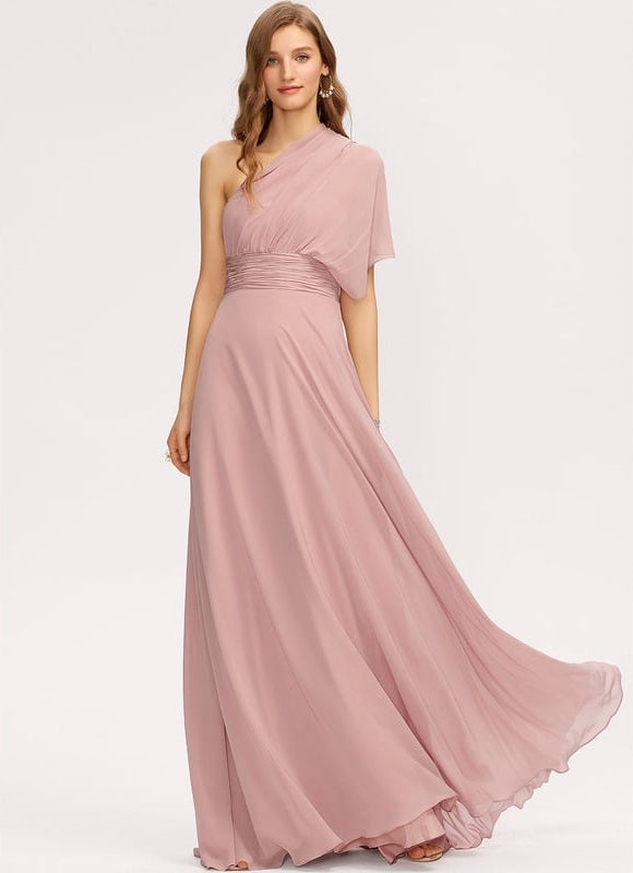 Robe Portefeuille Chiffon Multiforme - gallery 6