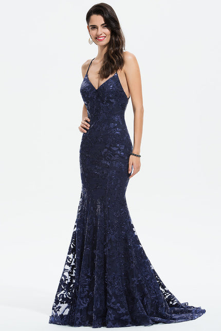Robe Portefeuille Sirène Pailletée - gallery 3