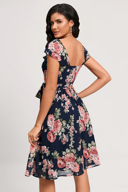 Robe Portefeuille Florale Chic - gallery 1