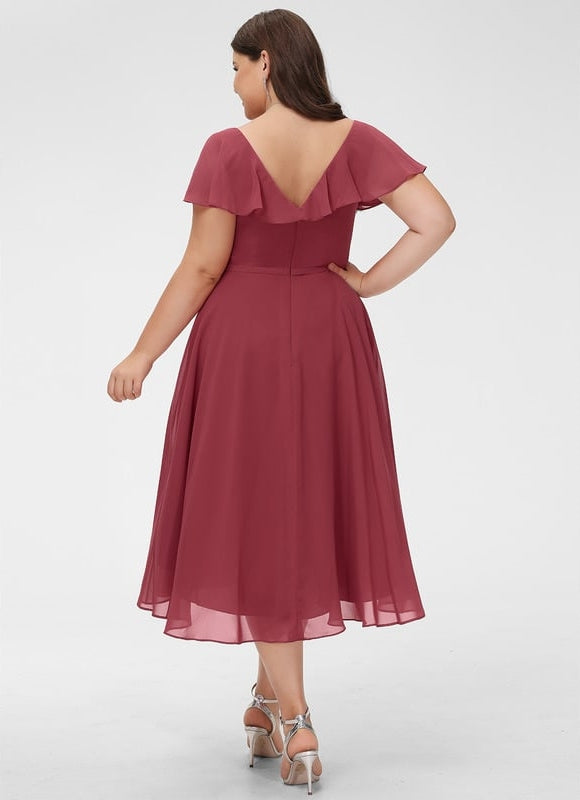 Robe Portefeuille Fluide Verte - gallery 8