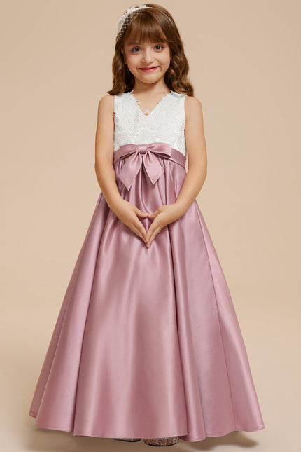 Robe Portefeuille Fille Satinée - gallery 3