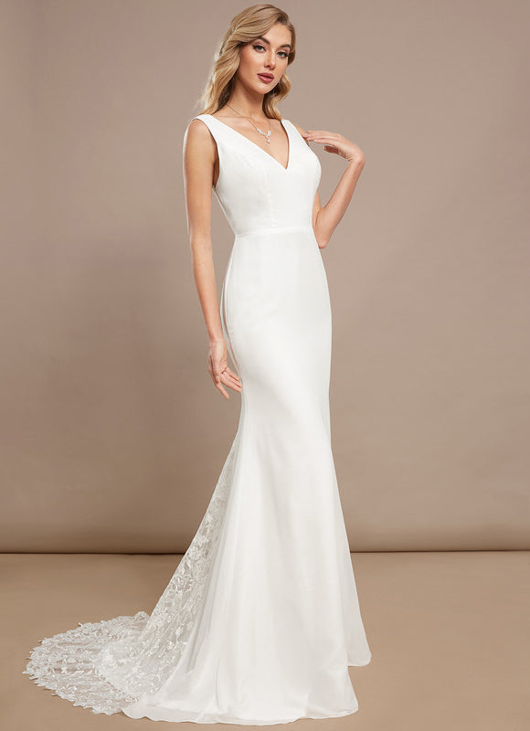 Robe Portefeuille Élégante Blanche - gallery 1