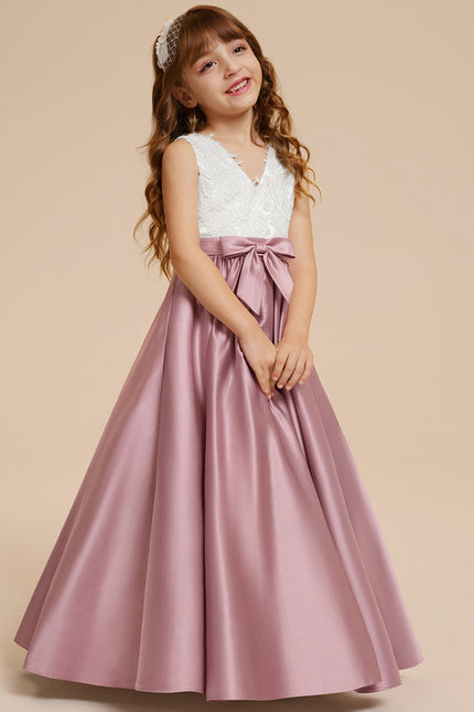 Robe Portefeuille Fille Satinée - gallery 7