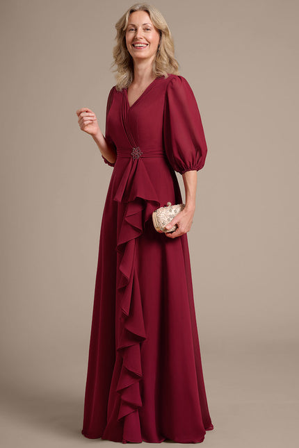 Robe Portefeuille Mère Élégante - gallery 3
