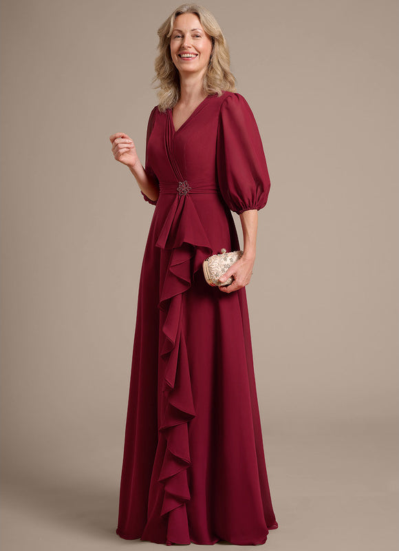 Robe Portefeuille Mère Élégante - gallery 3