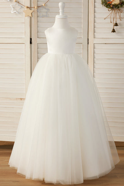 Robe Portefeuille Tulle Élégante - gallery 3