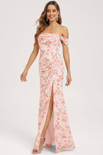 Robe Portefeuille Pétale Rosée - gallery 2