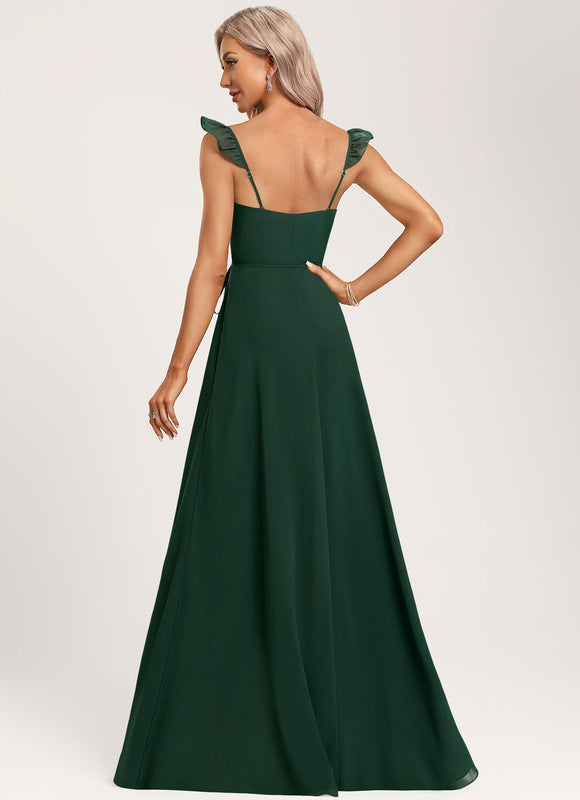 Robe Portefeuille Vaporeuse Marine - gallery 4