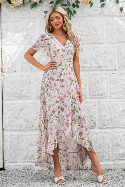 Robe Portefeuille Fleurie Aérée - gallery 4