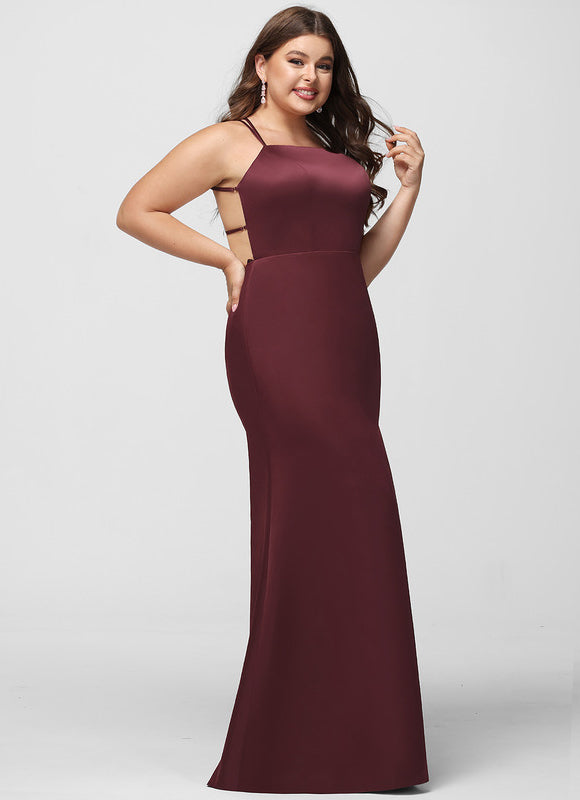 Robe Portefeuille Satin Bordeaux Élégant - gallery 8