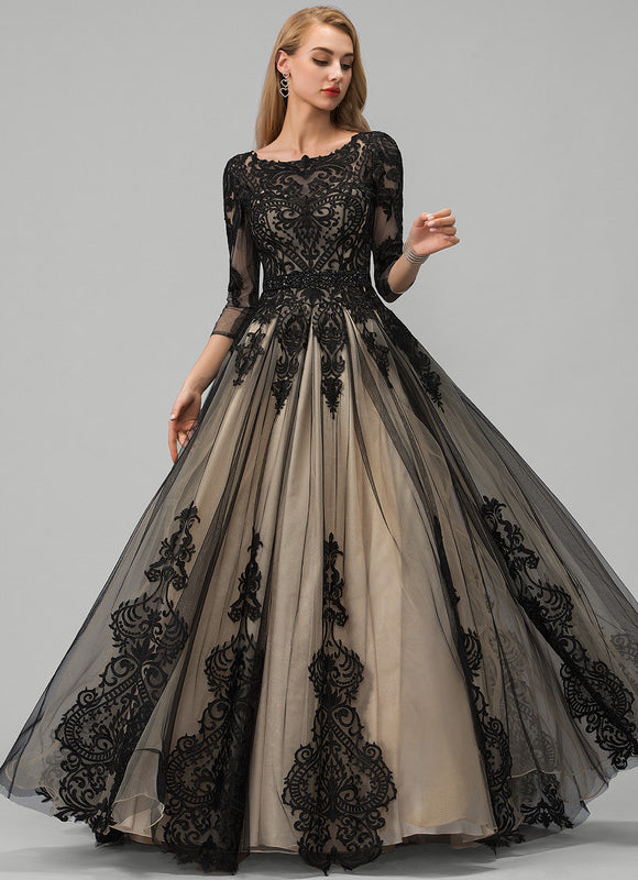 Robe Portefeuille Ébène Opulente - gallery 2