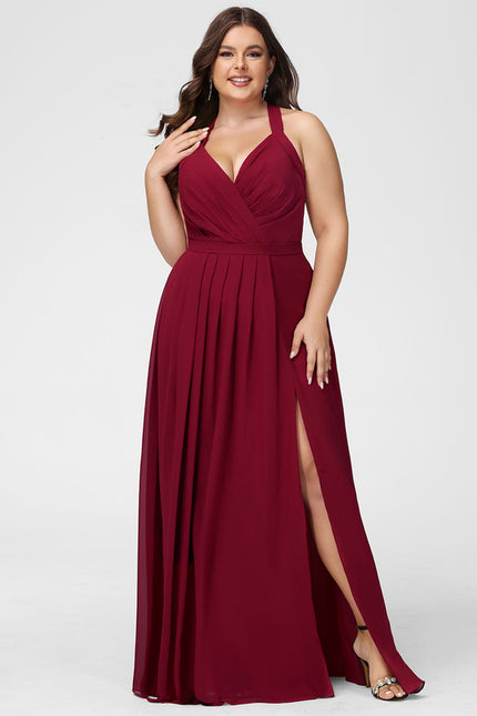 Robe Portefeuille Rose Drapée - gallery 8