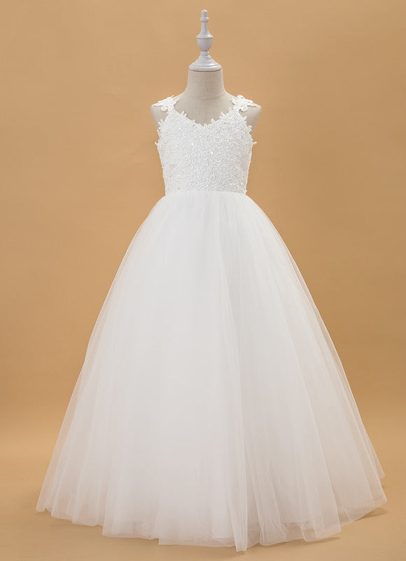 Robe Portefeuille Enfant Écrue Élégante - gallery 5