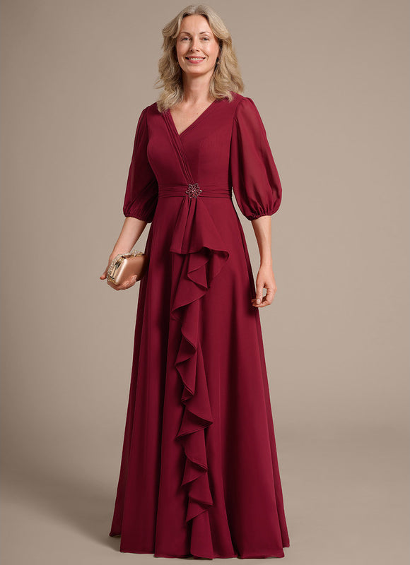 Robe Portefeuille Mère Élégante