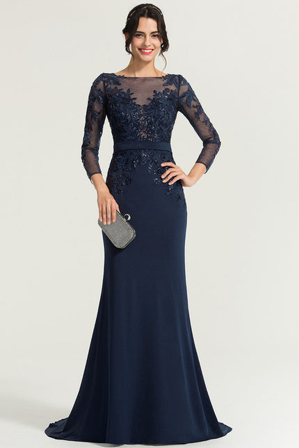 Robe Portefeuille Marine Élégante - gallery 3