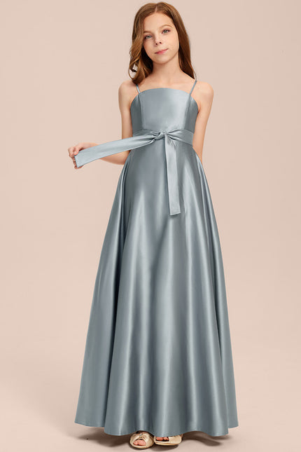 Robe Portefeuille Satin Azur