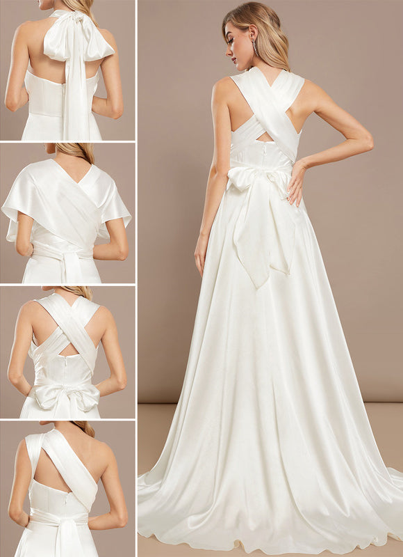Robe Portefeuille Éclatante Vaporeuse - gallery 1