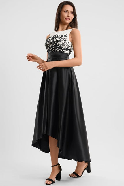 Robe Portefeuille Bi-Matière Chic - gallery 2