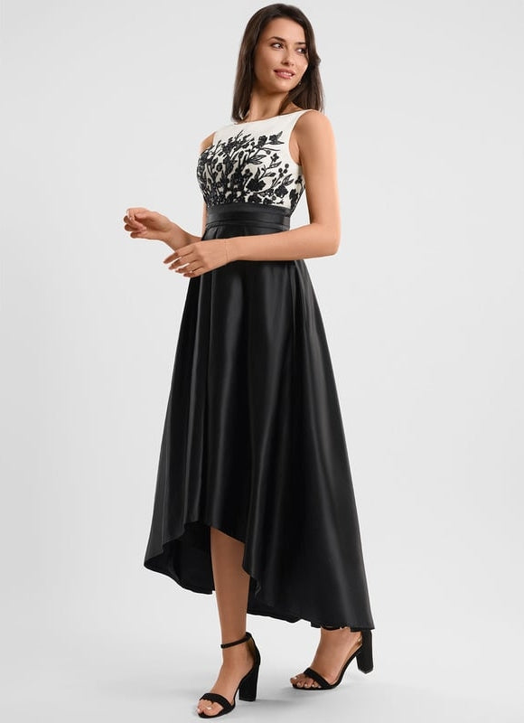 Robe Portefeuille Bi-Matière Chic - gallery 2