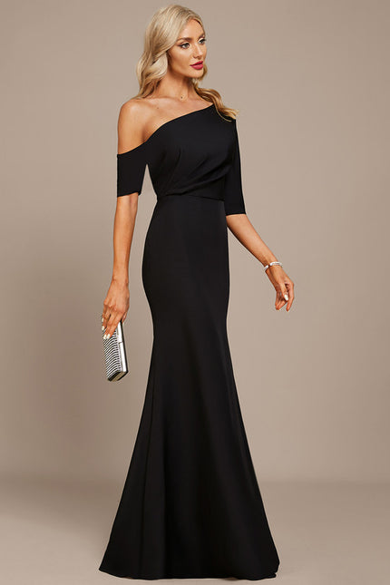 Robe Portefeuille Élégance Noire - gallery 4