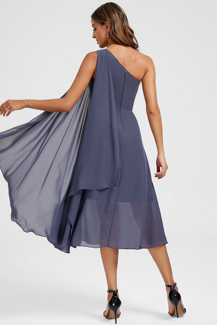 Robe Portefeuille Fluide Asymétrique - gallery 5