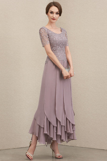 Robe Portefeuille Mousseline Chic - gallery 2