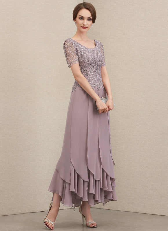 Robe Portefeuille Mousseline Chic - gallery 2