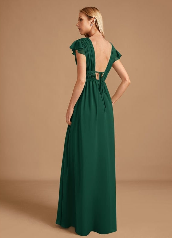 Robe Portefeuille Rose Drapée - gallery 1