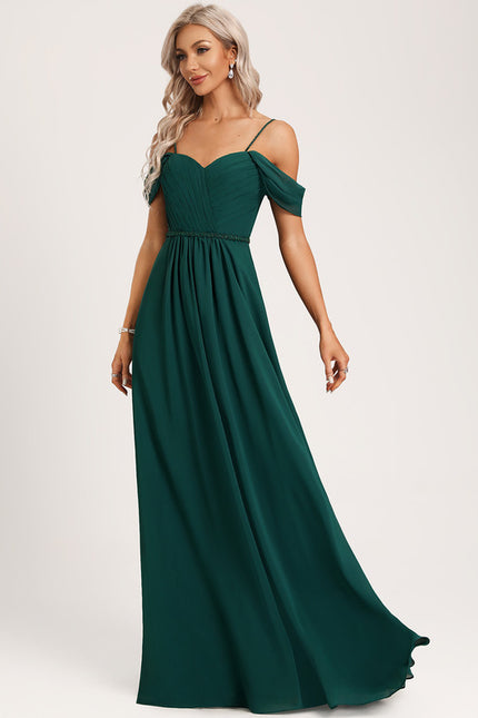 Robe Portefeuille Émeraude Flottante - gallery 2