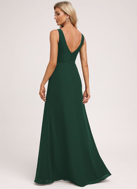 Robe Portefeuille Longue Émeraude - gallery 1