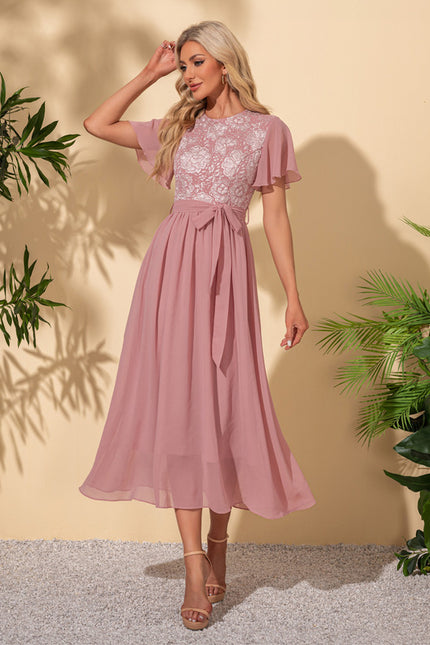 Robe Portefeuille Manches Courtes - gallery 4