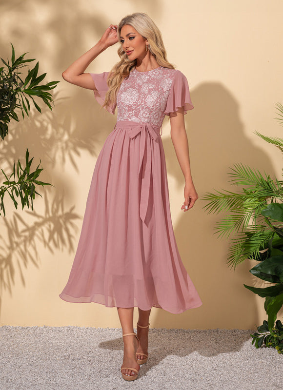 Robe Portefeuille Manches Courtes - gallery 4