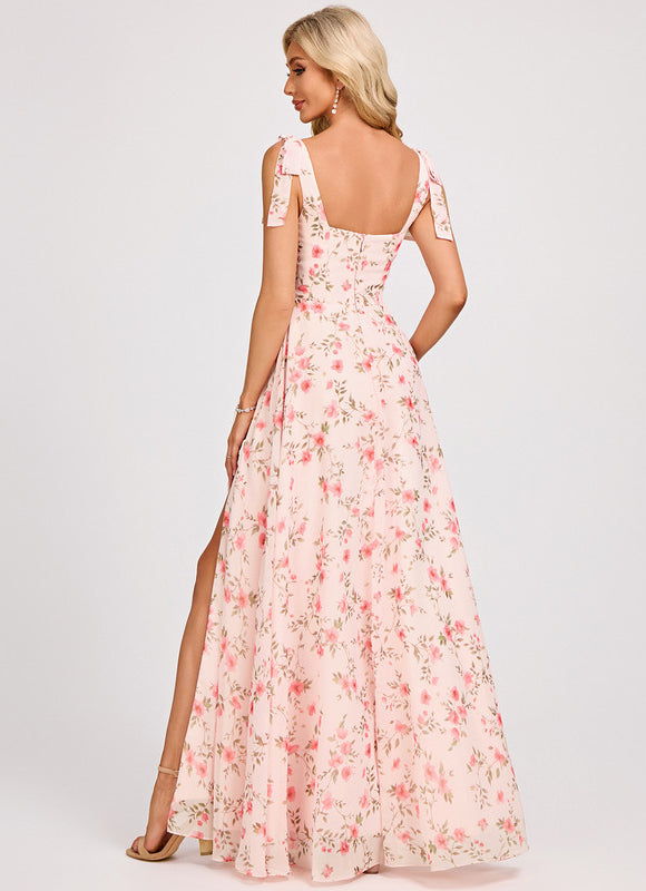Robe Portefeuille Floraison Poudrée - gallery 5