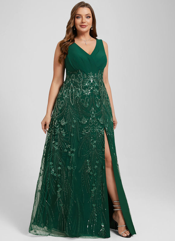 Robe Portefeuille Émeraude Chic - gallery 9