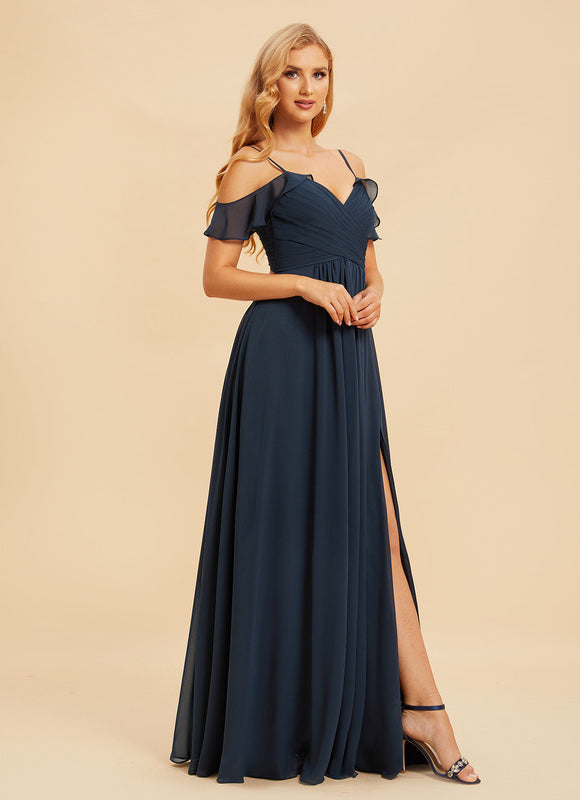 Robe Portefeuille Rose Drapée - gallery 6