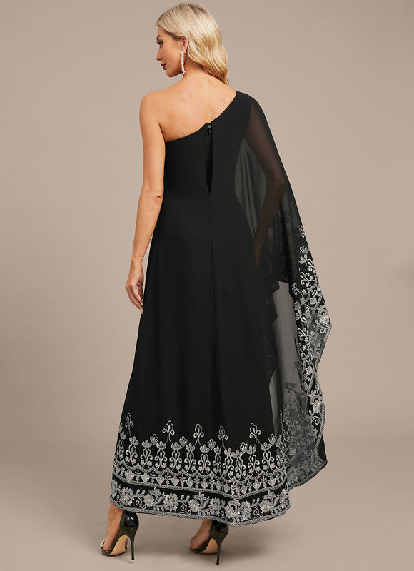 Robe Portefeuille Élégante Noire - gallery 7