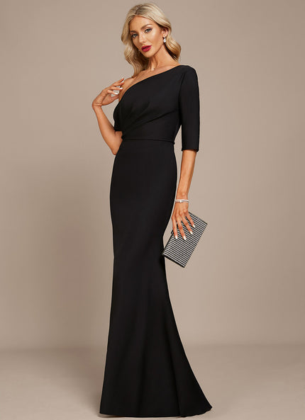 Robe Portefeuille Élégance Noire
