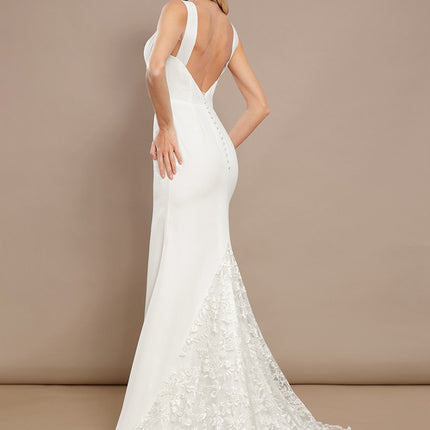 Robe Portefeuille Élégante Blanche