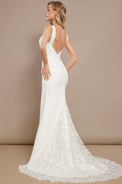 Robe Portefeuille Élégante Blanche