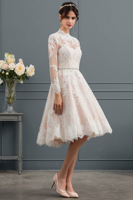 Robe Portefeuille Tulle Dentelle - gallery 5