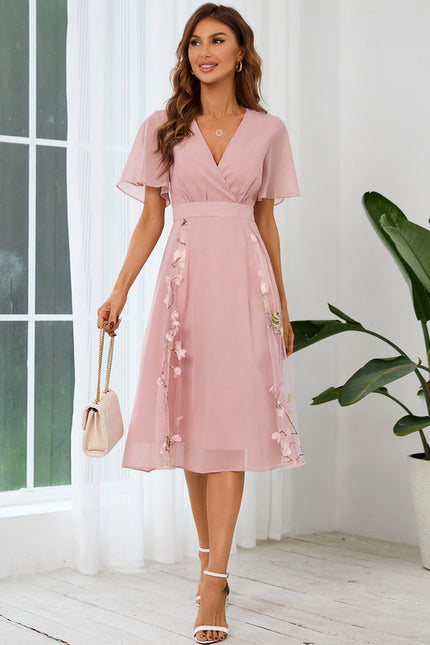 Robe Portefeuille Élixir De Rosée - gallery 6