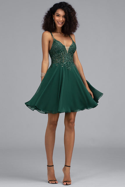 Robe Portefeuille Émeraude Festive - gallery 3