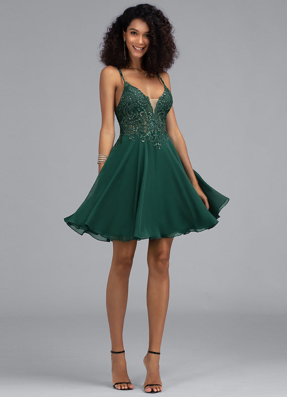 Robe Portefeuille Émeraude Festive - gallery 3